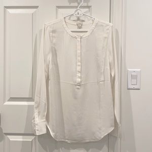 Jcrew half button down Blouse (BRAND NEW)